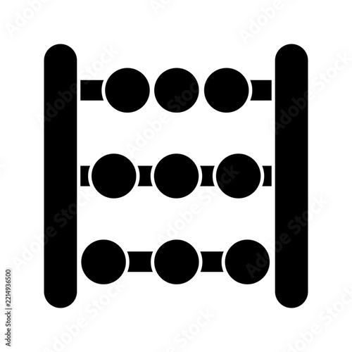 Abacus icon design template