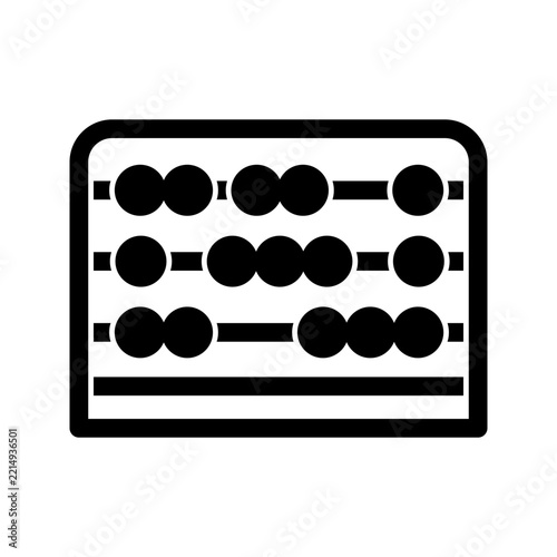 Abacus icon design template