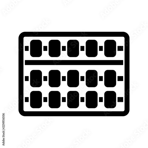 Abacus icon design template