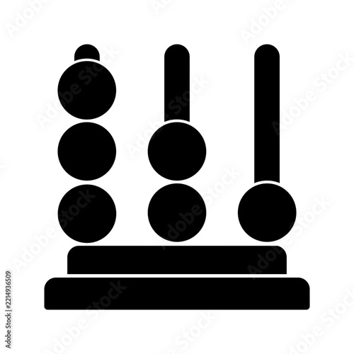 Abacus icon design template