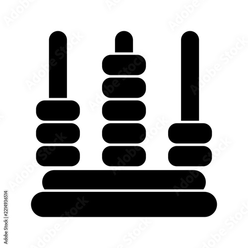 Abacus icon design template