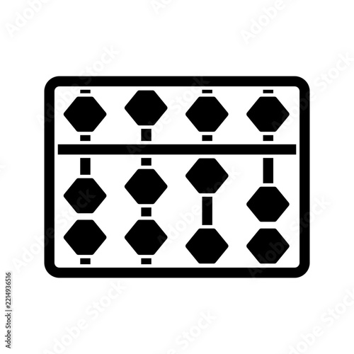 Abacus icon design template