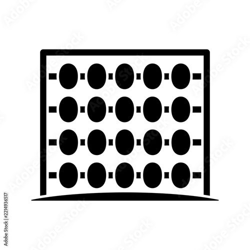 Abacus icon design template