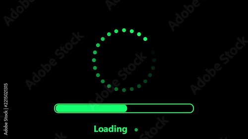 Please wait black and white loading bar animation. Volume scale visualization outline 2D cartoon 4K video downloader motion graphic. Level status