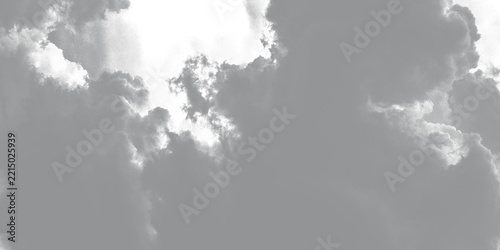 Dense stormy clouds cut out special transparent background