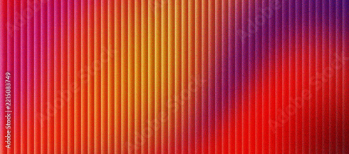 Abstract fluted glass backdrop with vibrant rainbow gradient, colorful ribbed texture background for modern digital design, vivid linear glass surface backdrop for creative graphic artwork.