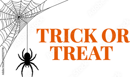 Celebrate the spooky season with a delightful halloween atmosphere featuring trick or treating cobwebs and a creepy spider