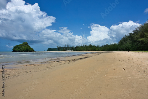 Low Tide Seascape at Noppharat Thara Beach, Krabi, Thailand