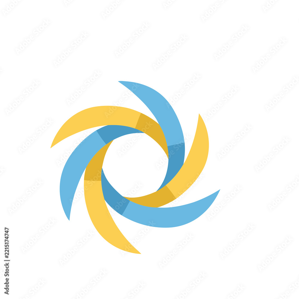 Obraz premium Abstract Swirl Logo