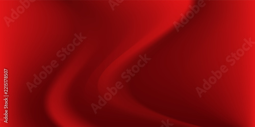 Luxury red satin smooth fabric background. Abstract background luxury red cloth or liquid wave or wavy folds of silk satin background. Red silky fabric. Decoration element for design.