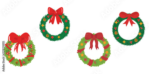 Christmas Wreath Illustration