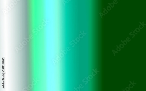Bright Green Gradient Light Beams And Glowing Vertical Streaks On Dark
