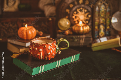 Dark literary atmosphere inspired by horror fiction, gothic novels, supernatural stories, mysterious characters and classic Halloween aesthetics 