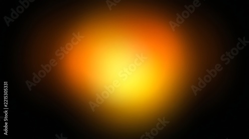 Glowing orange and yellow light abstract background