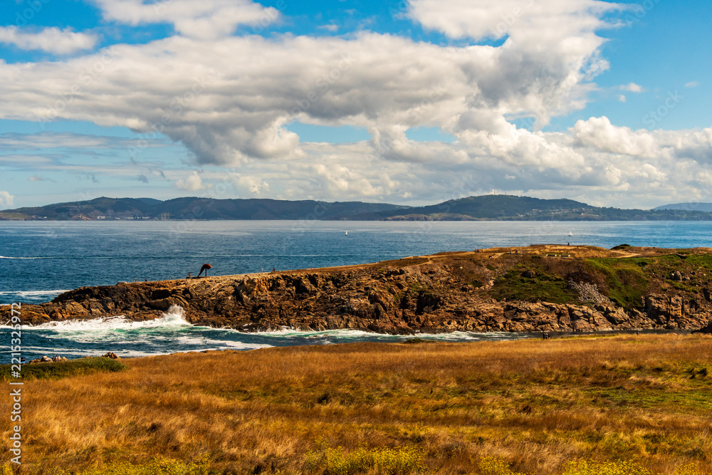 Fototapeta premium Paisaje en A Coruña, Galicia.