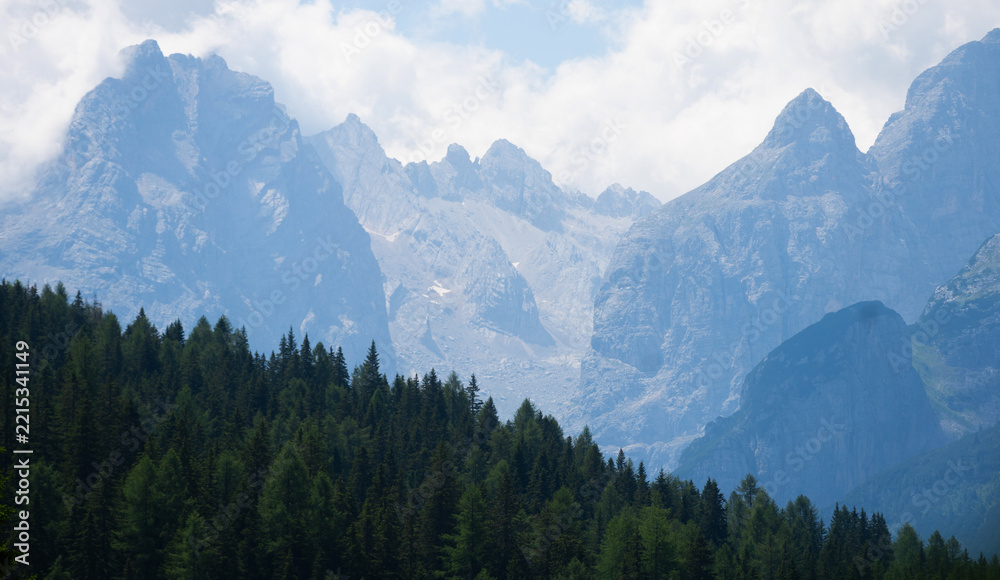 Fototapeta premium dolomite alps in italy, Tre Cime