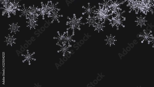 Elegant winter abstract background on textured paper, featuring delicate snowflakes and beautiful soft blurred particles. 