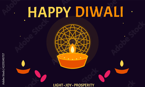 Happy Diwali Festival of Lights Celebration