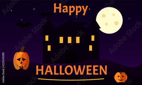 Happy Halloween Spooky Festival Celebration