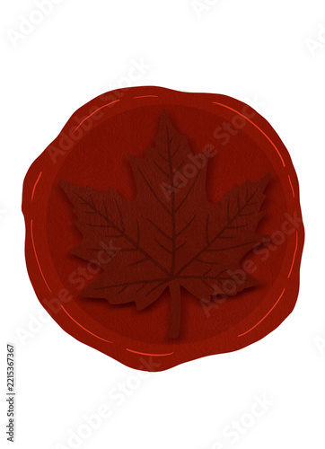 red wax seal