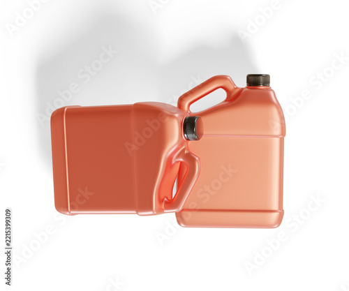 Realistic 3d render manual jerry can for mockup collection