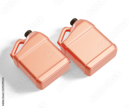Realistic 3d render manual jerry can for mockup collection