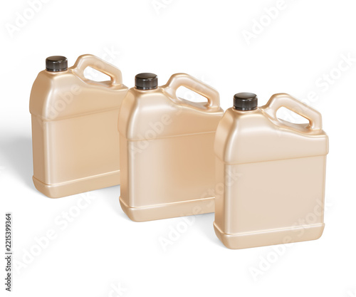 Realistic 3d render manual jerry can for mockup collection