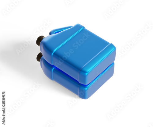 Realistic 3d render manual jerry can for mockup collection