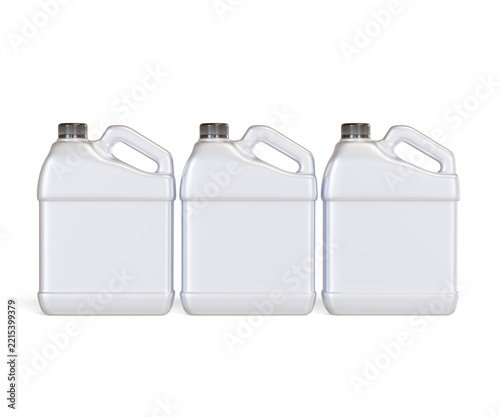Realistic 3d render manual jerry can for mockup collection