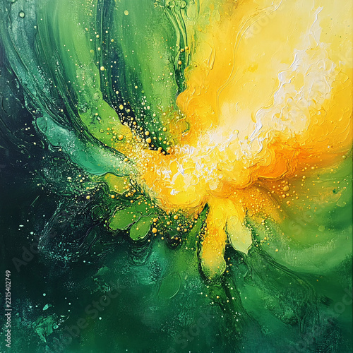 Abstract Art: Vibrant, Colorful, Explosive