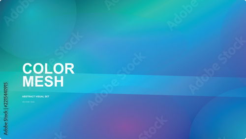Abstract Blue Pink and Orange Smooth Gradient Background