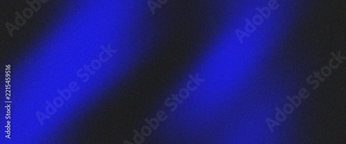 Abstract vibrant blue and black grainy gradient background texture. Minimalistic dark neon indigo lo-fi noise backdrop, bright cobalt aura blurred liquid wavy mesh light leaks banner vector pattern 