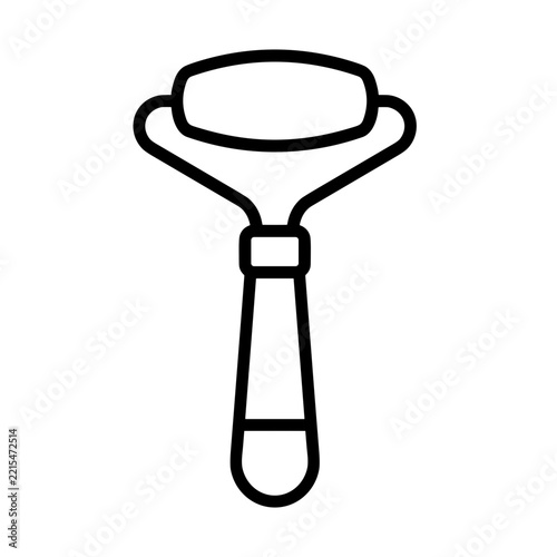 vector illustration of an electric toothbrush