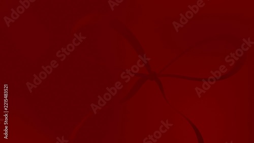 Red smooth liquid gradient bow shadow abstract festive background animation, festive visual