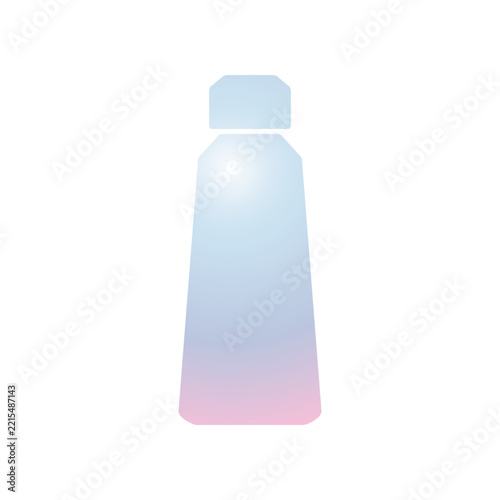 Plastic bottle icon design template