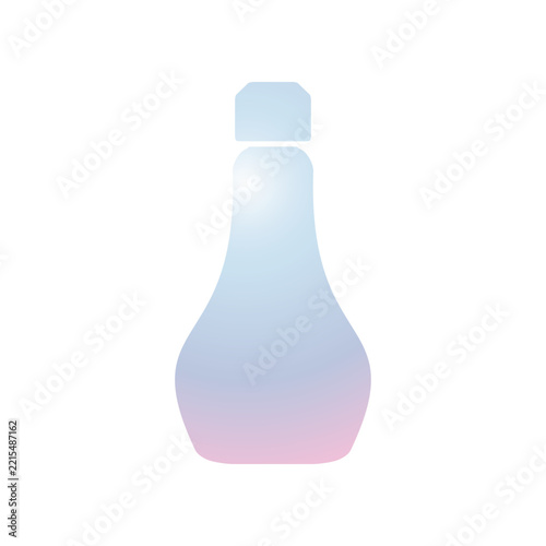 Plastic bottle icon design template