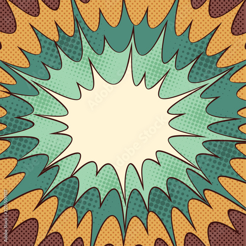 Boom explosion cartoon background art