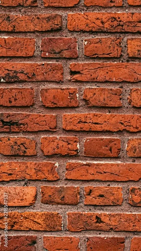 Weathered brick wall texture pattern