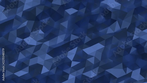 Abstract dark blue low poly geometric background modern digital design