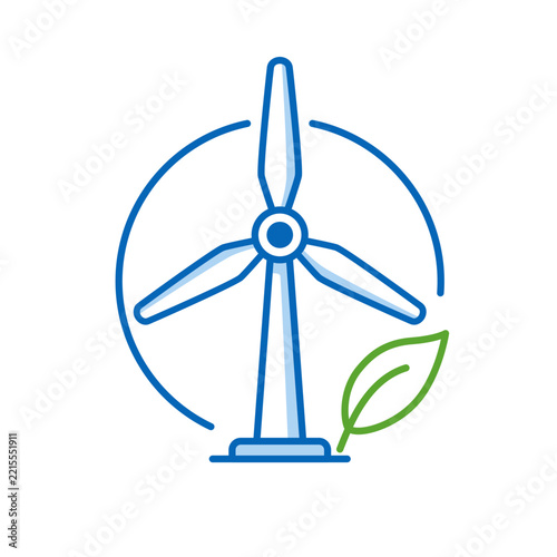 Eco-friendly wind turbine with leaf design