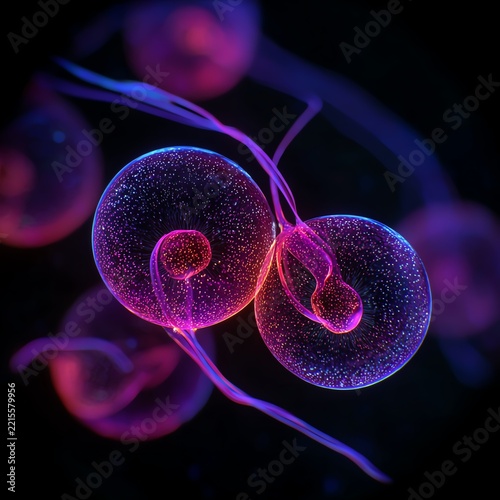 3d rendered illustration of a microscope