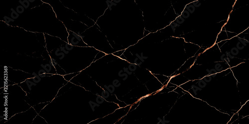Black marble with golden veins, a luxurious natural stone texture.