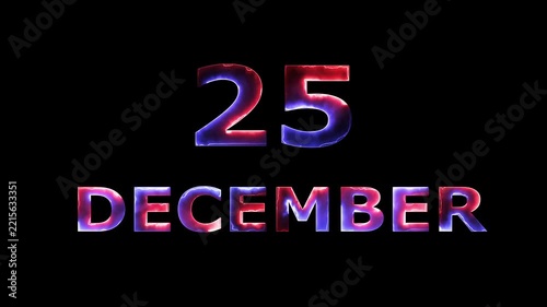 A glowing neon text graphic that reads 