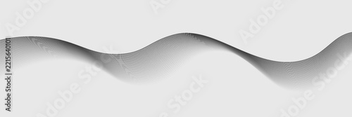 Abstract vector background with black wavy lines. EPS10