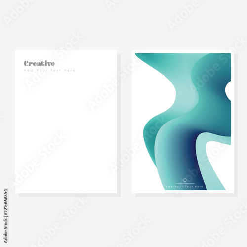 Abstract Line Wave Background With Dynamic Blue Flowing Curves, Modern Creative Minimalist Design Template, Elegant Technology Business Presentation And Corporate Graphic