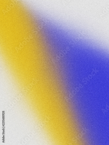 Vibrant yellow and blue gradient backdrop featuring a grainy textured surface