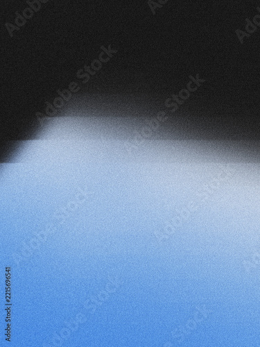A smooth blue and black background with a grainy texture and horizontal stripes