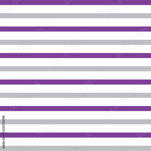 Abstract Purple and Grey Horizontal Stripes Seamless Pattern Background