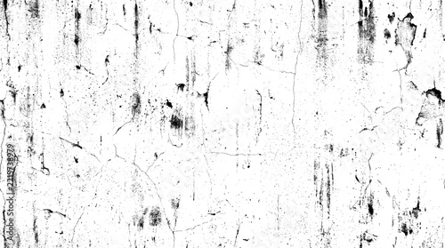 Distressed concrete texture with cracks and splatters on transparent background splatter cracked