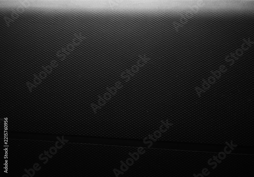Black and white in car dashboard panel texture interior